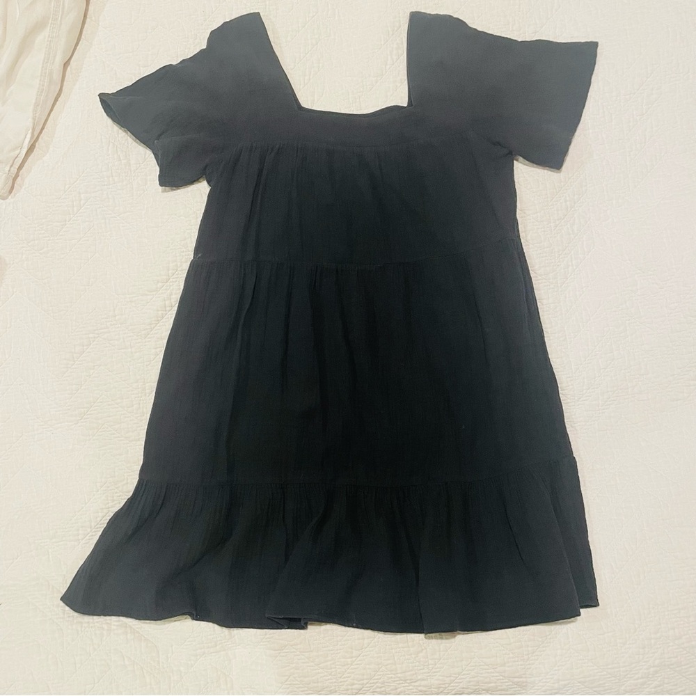 Rails Black Tiered Dress